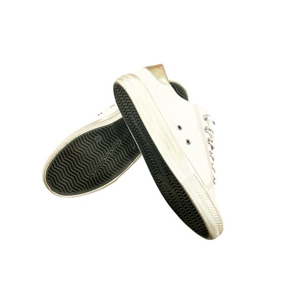 Vintage Havana Athletic Alive Sneaker Shoes Casual White Gold Size 8.5 NWB - Picture 7 of 12